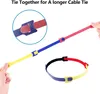 Klett Kabelbinder Kabel Band Klettband Klett Nylon Produktbild-Vorschau 8