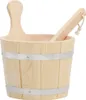 vidaXL Set di secchi e mestoli per sauna in legno di pino Anteprima dell’immagine prodotto 7