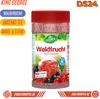 A product shot of a jar of instant tea with fruit imagery. Produktbild-Vorschau