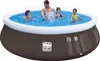 Happy People Quick Up Pool Set 390 x 84 cm im Rattandesign Produktbild-Vorschau 4