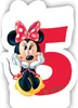 Zahlenkerze 5 "Minnie Cafe" 1 St. Produktbild-Vorschau 1