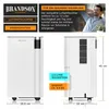 Deshumidificador compresor Brandson, secador de aire con Vista previa de la imagen del producto 2