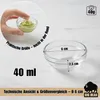 BigDean bol en verre, Ø 6 cm, environ 40 ml, set de 18 Voir les images du produit 3