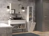 BDW, Armoire de salle de bains avec panier à linge, 2 Voir les images du produit 4