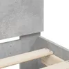 vidaXL Struttura letto con testiera e luci LED grigio Anteprima dell’immagine prodotto 11