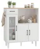 Buffet HOMCOM avec tiroir, 2 portes, compartiment ouvert et Voir les images du produit 1