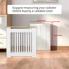 FATIVO Copritermosifone 78×20×83 cm – copritermo bianco Anteprima dell’immagine prodotto 4
