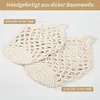Blumenampel, 3er Set Boho Deko Hängekörbe, Wandvasen & Produktbild-Vorschau 5