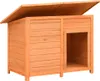 vidaXL Hundehütte Kiefernholz & Tannenholz 120x77x86 cm Produktbild-Vorschau 3