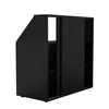 A black wardrobe with sliding doors, designed for slanted ceilings. Anteprima dell’immagine prodotto