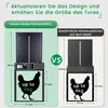 Automatische Hühnerklappe, Elektrische Hühnerklappe mit Produktbild-Vorschau 9