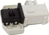 A close-up studio shot of a washing machine door lock mechanism. Produktbild-Vorschau