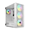 Savio Raptor White X1 ARGB Glass/Mesh White Computer Case, Produktbild-Vorschau 1
