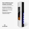 Klarstein Cheminée Electrique Encastrable, Chauffage Voir les images du produit 4