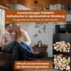 BLACK OAK Kaminholzregal YOSEMITE 80×40×30cm – Stahl Produktbild-Vorschau 5