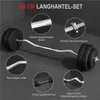 Yaheetech 30 kg SZ Curlset Langhantel-Set, Hantel-Set für Produktbild-Vorschau 5