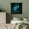 MuchoWow® Wandteppich Wandbehang Fisch - Schwanz - Schwarz Produktbild-Vorschau 4