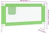 vidaXL Ochranný rám postele pro batolata zelený 140x25 cm Náhled obrázku produktu 8