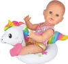 bambola fascia nuoto unicorno ragazza 28-35 cm bianco Anteprima dell’immagine prodotto 2