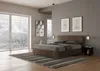 Lit Avec Sommier 160X190, Tête De Lit Droite En Noyer Demas Voir les images du produit 4