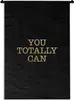 MuchoWow® Wandteppich Wandbehang Zitate - Motivation - Gold Produktbild-Vorschau 1