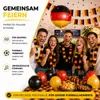 XXL Deutschland Deko Set über 50 Teile - Fanartikel Fußball Produktbild-Vorschau 7