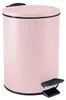 Spirella Vuilnisemmer Cannes - lichtroze - 3 liter - metaal Productafbeelding-voorbeeld 1