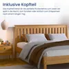 Home Collective - Lit double en bois massif, structure en Voir les images du produit 2