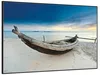 Wallario Wandbild Fischerboot am Strand mit Produktbild-Vorschau 2