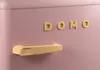 Congelatore retrò - rosa con decorazioni in legno - DOMO Anteprima dell’immagine prodotto 11