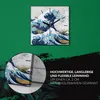 Coloray Uhr auf Leinwand 30x30 cm Wand Uhr Dekoration Produktbild-Vorschau 5