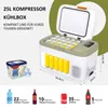 Puluomis Kompressor Kühlbox 25L elektrisch Auto Camping 12V Produktbild-Vorschau 4
