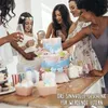 MilaBoo® Windeltorte Junge 2-stöckig blau – Babygeschenk Produktbild-Vorschau 12