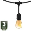 LUMILED Lichterkette Außen 10M mit 10 E27 1,3W LED Lampe Produktbild-Vorschau 9