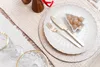 Set von 6 flachen tellern "romy" aus porzellan d27cm - SG Produktbild-Vorschau 5