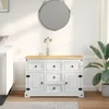 vidaXL Úložná truhla , bílá, 112 x 40 x 75 cm Náhled obrázku produktu 3