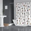 Digitaldruck Qualität Textil Duschvorhang Wannenvorhang Produktbild-Vorschau 1