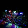 4x Edelstahl LED Solar Gartenleuchte Diamant Farbwechsler Produktbild-Vorschau 3