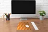 MuchoWow® Mauspad Mousepad Orange - Muster - 3D 30x40 cm - Produktbild-Vorschau 5