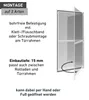 Insektenschutz Pendeltüre 100x210cm, weiß Produktbild-Vorschau 5