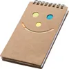 Spiral-Notizbuch mit Smile Gesicht / 50 Blatt + Haftnotizen Produktbild-Vorschau 1