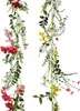 Künstliche Wildblumen Girlande 180cm Gelb / Rosa 1 Stück Produktbild-Vorschau 1