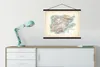 MuchoWow® Textilposter Illustration einer antiken Karte von Produktbild-Vorschau 3