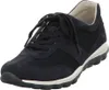 A single navy blue sneaker is shown from a side angle against a white background. Voir les images du produit