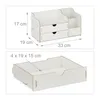 Organizzatore da tavolo con scomparti RD42745, bianco Anteprima dell’immagine prodotto 4