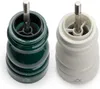 Two salt and pepper grinders, one green and one white, are shown from the top. Produktbild-Vorschau