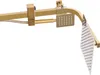 A close-up studio shot of a gold shower system against a white background. Produktbild-Vorschau