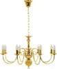 vidaXL Lustre Golden pour 8 ampoules E14 Voir les images du produit 2