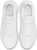 A top-down view of a pair of white Nike Revolution 6 NN running shoes. Voir les images du produit