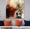 Silhouette vom Mann Fantasy Leinwandbild Wandbild Produktbild-Vorschau 2